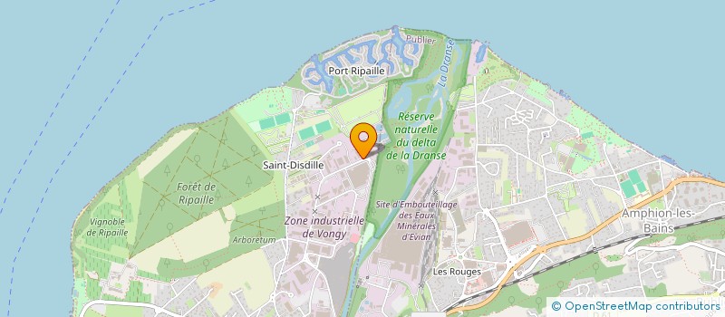 localisation de l'entreprise SCI GSP à THONON-LES-BAINS
