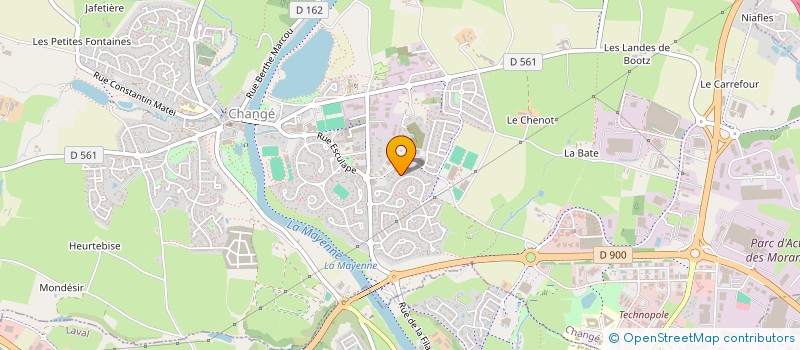 localisation de l'entreprise SCI GSP AURIOL 21  CHANGE