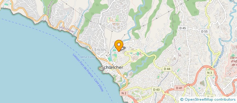 localisation de l'entreprise SCI GSP BDM SCHOELCHER à SCHŒLCHER