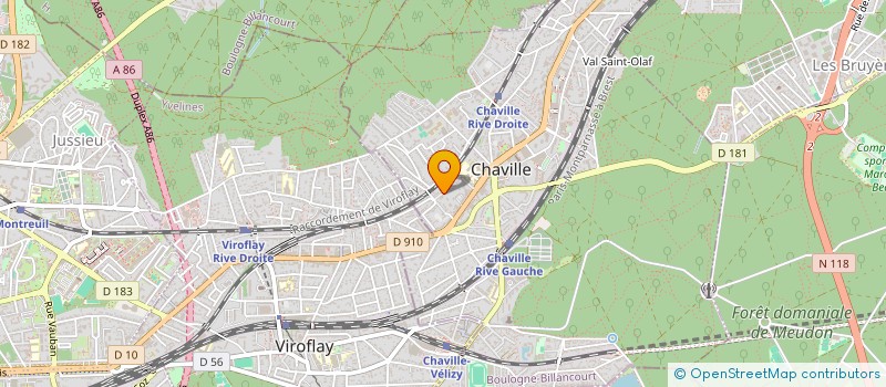 localisation de l'entreprise SCI GSPER à CHAVILLE