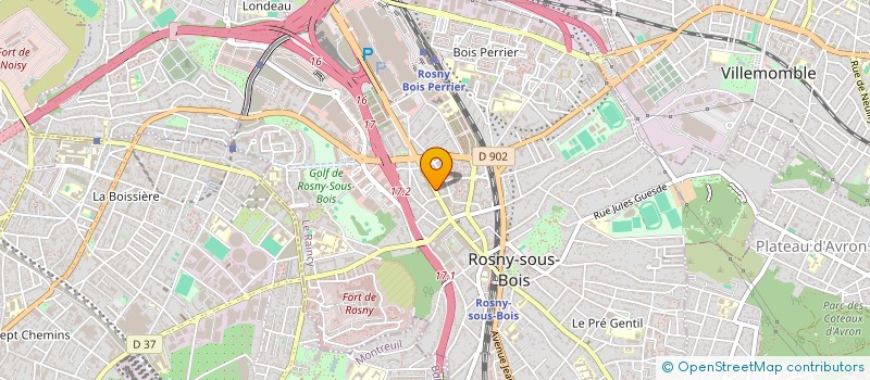 localisation de l'entreprise SCI GSPK à ROSNY-SOUS-BOIS