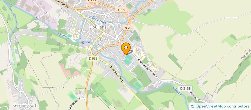 localisation de l'entreprise SCI GSR  DOULLENS