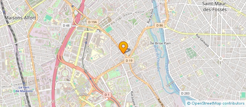 localisation de l'entreprise SCI GSSDT à CRETEIL