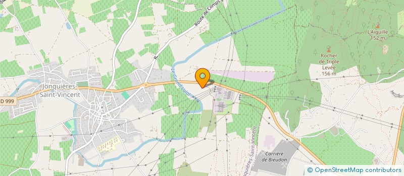 localisation de l'entreprise SCI GST  JONQUIERES-SAINT-VINCENT