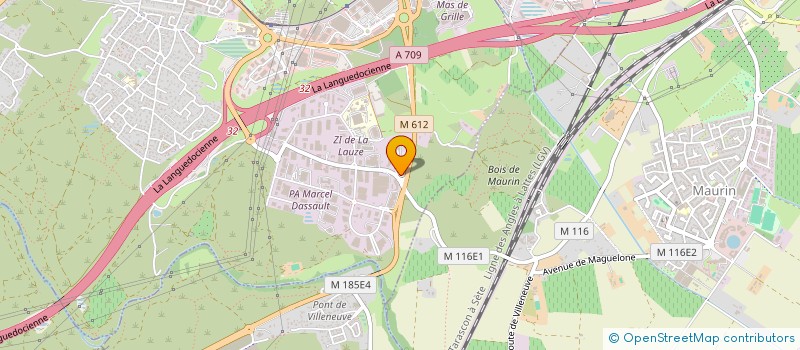 localisation de l'entreprise SCI GT 34 IMMO  SAINT-JEAN-DE-VEDAS