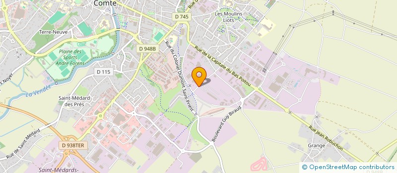 localisation de l'entreprise SCI GT  FONTENAY-LE-COMTE