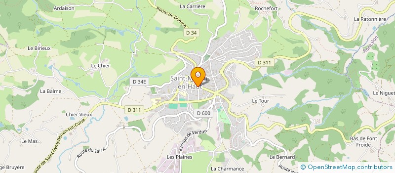 localisation de l'entreprise SCI GT  SAINT-MARTIN-EN-HAUT