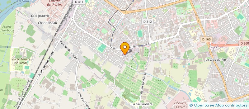 localisation de l'entreprise SCI GT à ANGERS