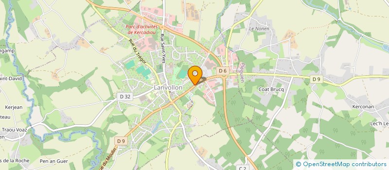 localisation de l'entreprise SCI GT  LANVOLLON