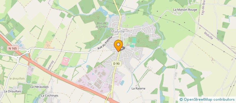 localisation de l'entreprise SCI GT ATLANTIQUE  MALVILLE