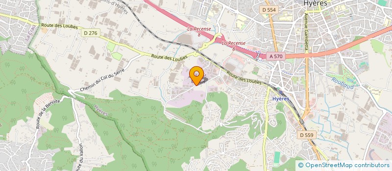 localisation de l'entreprise SCI GT GERVAIS  HYERES