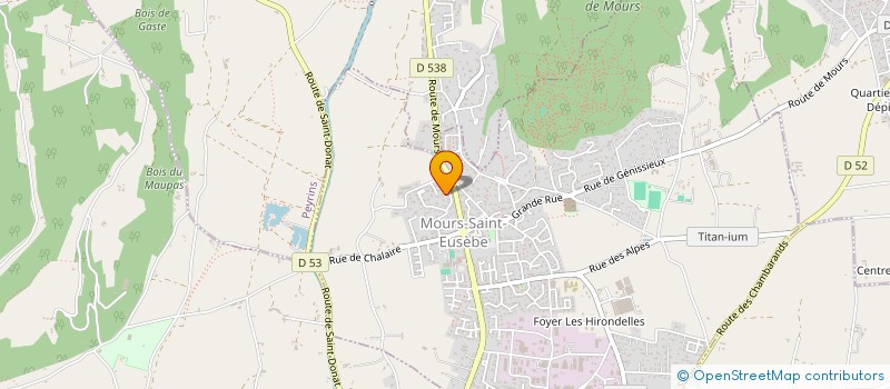 localisation de l'entreprise SCI GT IMMO  MOURS-SAINT-EUSEBE