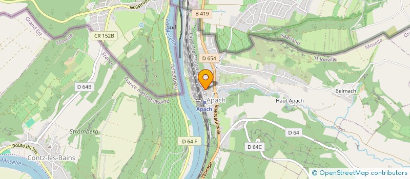 localisation de l'entreprise SCI GT IMMO L'ECLUSE  APACH