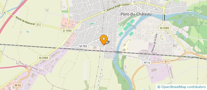 localisation de l'entreprise SCI GT IMMOBILIER  PONT-DU-CHATEAU