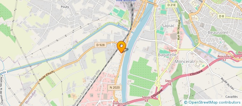 localisation de l'entreprise SCI GT INVEST  MONTAUBAN