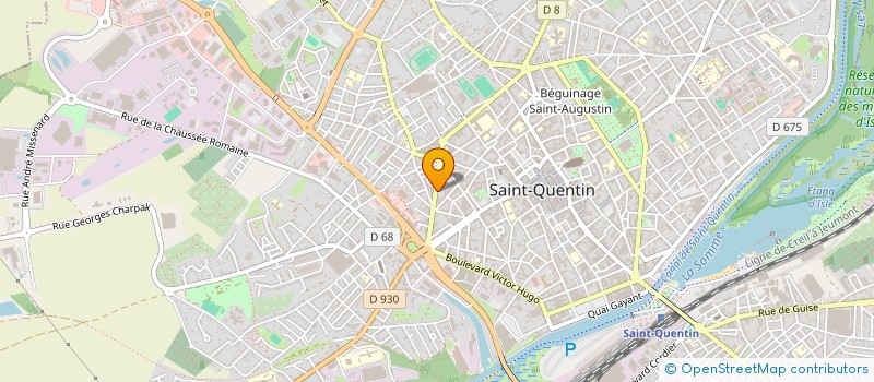 localisation de l'entreprise SCI GT LOMME à SAINT-QUENTIN