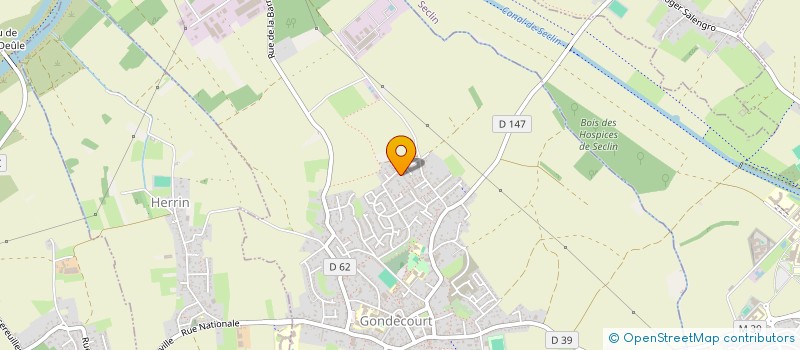 localisation de l'entreprise SCI GT SH  GONDECOURT