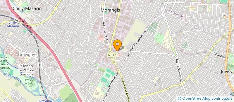 localisation de l'entreprise SCI GTAM IMMOBILIER  MORANGIS