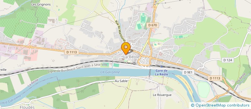 localisation de l'entreprise SCI GTCM  LA REOLE