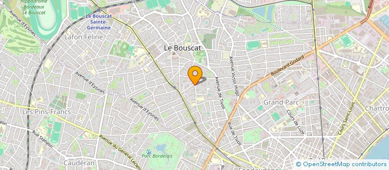 localisation de l'entreprise SCI GTHR  LE BOUSCAT