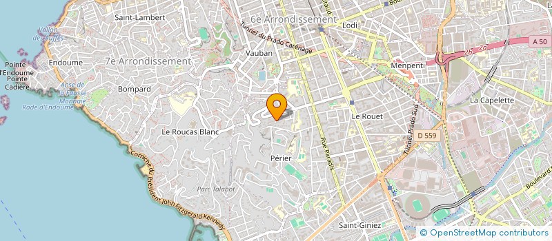 localisation de l'entreprise SCI GTI à MARSEILLE