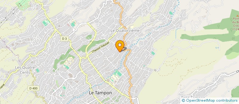 localisation de l'entreprise SCI GTI RUN  LE TAMPON