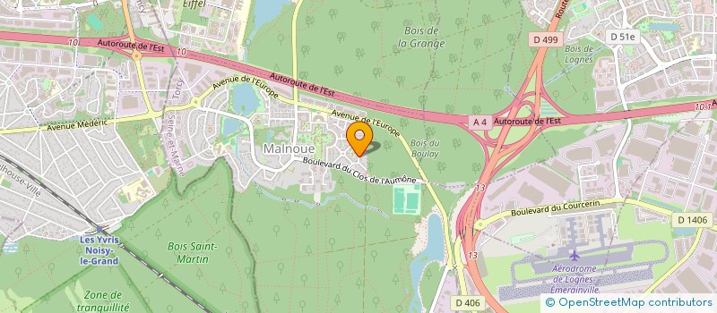 localisation de l'entreprise SCI GTIMO  EMERAINVILLE