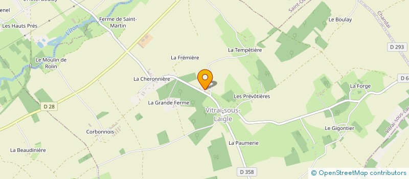 localisation de l'entreprise SCI GTL à VITRAI-SOUS-LAIGLE