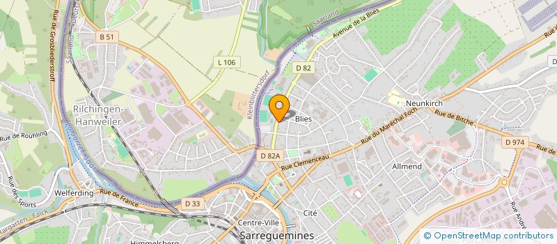localisation de l'entreprise SCI GTM à SARREGUEMINES