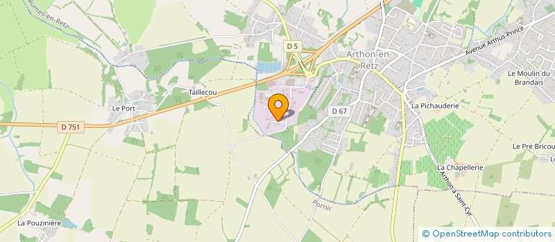 localisation de l'entreprise SCI GTM  CHAUMES-EN-RETZ