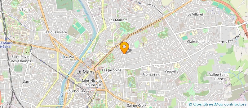 localisation de l'entreprise SCI GTML à LE MANS