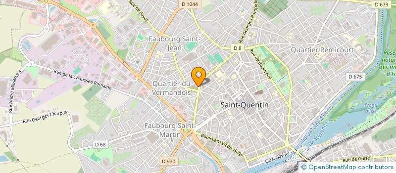 localisation de l'entreprise SCI GTS à SAINT-QUENTIN