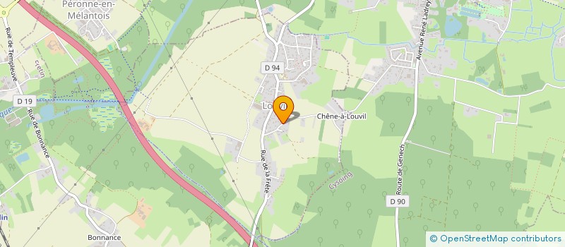 localisation de l'entreprise SCI GTS3Z  LOUVIL