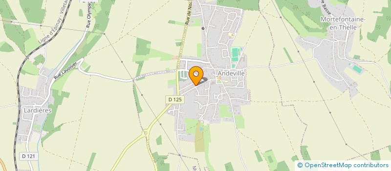 localisation de l'entreprise SCI GTV INVESTISSEMENT  ANDEVILLE