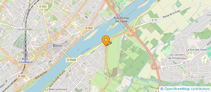 localisation de l'entreprise SCI GTYMMO  BLOIS