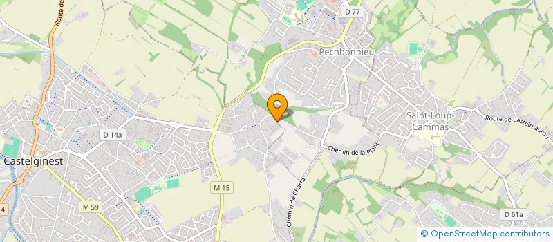 localisation de l'entreprise SCI GU'ZEN  CASTELGINEST