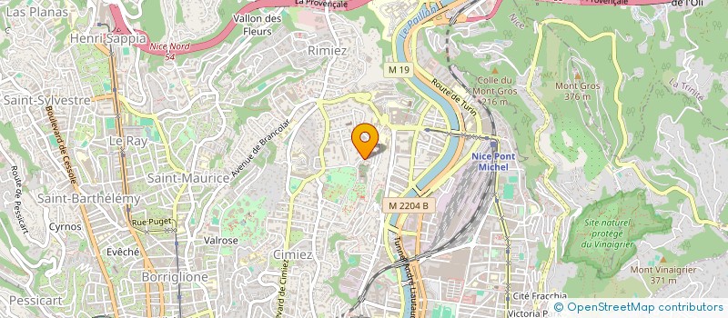 localisation de l'entreprise SCI GUALDABIS  NICE