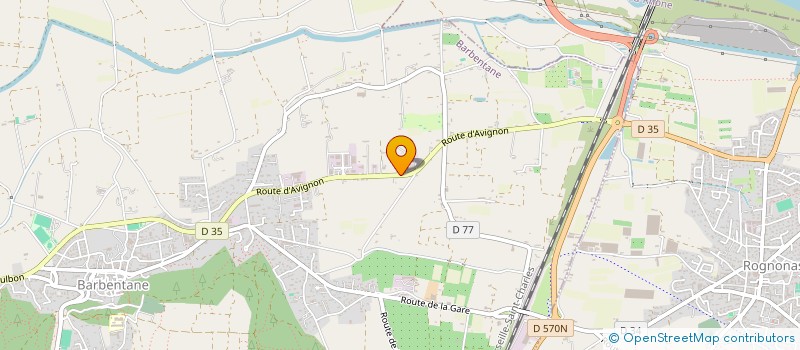 localisation de l'entreprise SCI GUANGDONG IMMOBILIERE  BARBENTANE