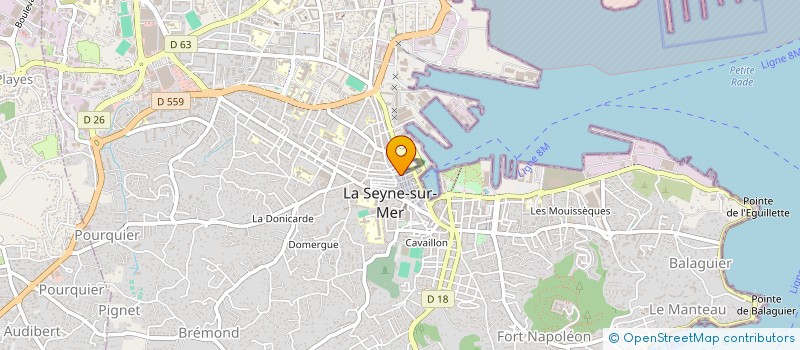 localisation de l'entreprise SCI GUAPO à LA SEYNE-SUR-MER
