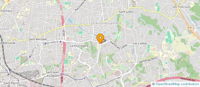 localisation de l'entreprise SCI GUARNERIUS à MARSEILLE