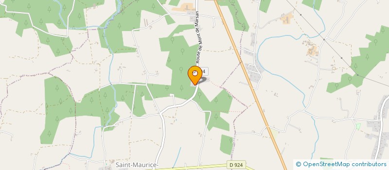 localisation de l'entreprise SCI GUASCH CONCEPT  SAINT-MAURICE-SUR-ADOUR