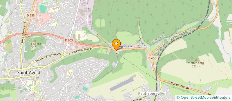 localisation de l'entreprise SCI GUASTAMACCHIA  SAINT-AVOLD