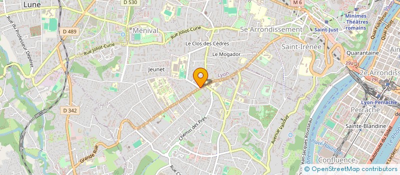 localisation de l'entreprise SCI GUATAVITA  LYON