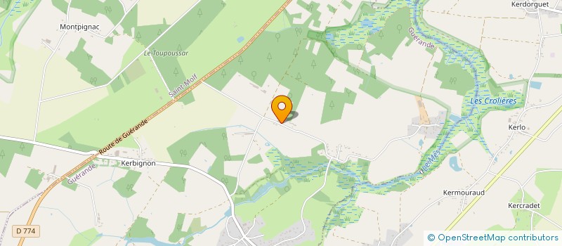 localisation de l'entreprise SCI GUATE  GUERANDE