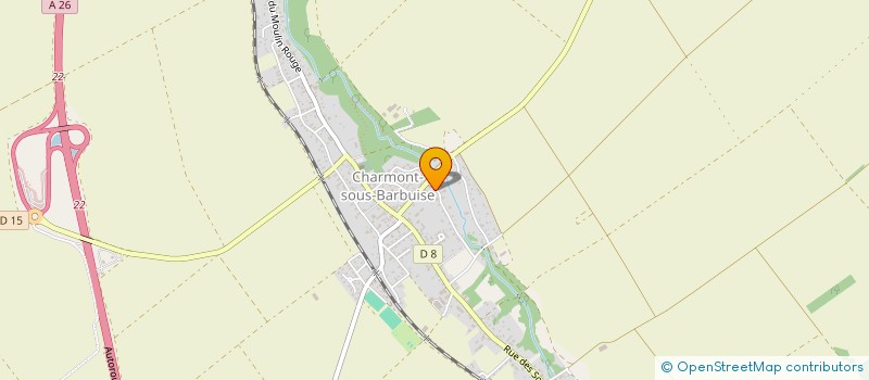 localisation de l'entreprise SCI GUBLIN BONNEVIE PATRIMOINE  CHARMONT-SOUS-BARBUISE