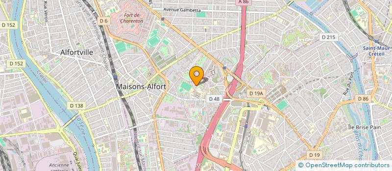 localisation de l'entreprise SCI GUBLIN-DIQUELOU à MAISONS-ALFORT