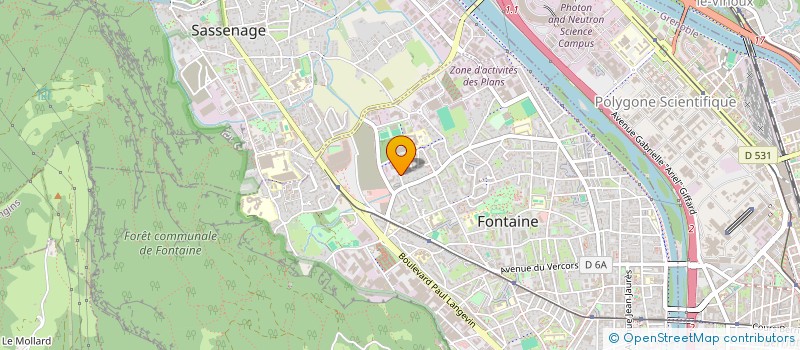 localisation de l'entreprise SCI GUCLU  FONTAINE