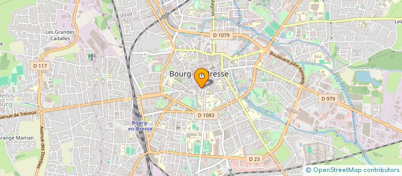 localisation de l'entreprise SCI GUDOR à BOURG-EN-BRESSE