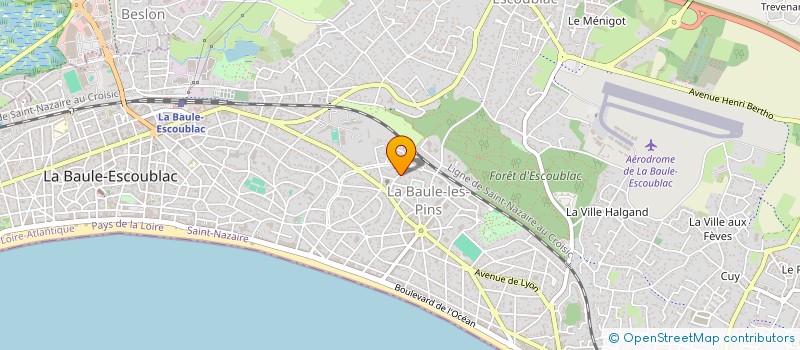 localisation de l'entreprise SCI GUDULE  LA BAULE-ESCOUBLAC