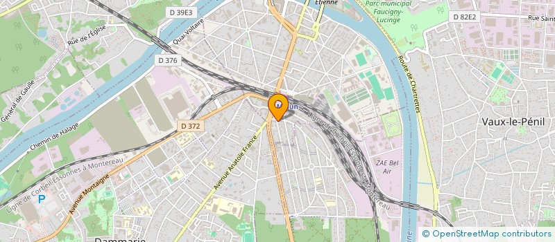 localisation de l'entreprise SCI GUEBAT à MELUN